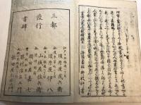 町人袋　巻1-2　底拂巻下　計2冊