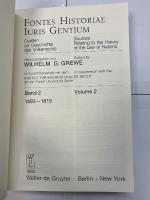 Fontes Historiae Iuris Gentium.  Quellen Zur Geschichte Des Volkerrechts / Sources to the History of the Law of Nations　Band 2: 1493-1815