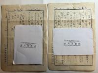 大東亜戦争歌集(鹿児島寿蔵　旧蔵)＋編纂資料付（検閲削除作品　2枚・推薦者名簿　2枚・編纂依頼　1枚。）