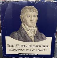Hegel Hauptwerke in sechs Bd.