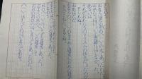 詩集　桂川情死　より　「一の女」　角田清文原稿　