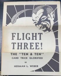 LIGHT THREE！　THE TEN &TEN CARD TRICK GLORIFIED by HERMAN L WEBER