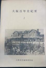大阪百年史紀要　2