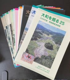 大和を掘る  発掘調査速報展　6.8～10.12～18・20～21・23～25　計15冊