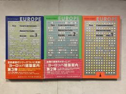 ヨーロッパ建築案内　Europe:the contemporary architecture guide　v.1~3　全3巻揃