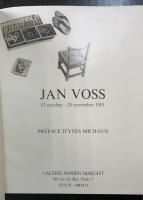 JAN VOSS　　（13 octobre 28 novembre 1981）
