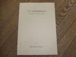 平木１号墳試掘調査報告書
