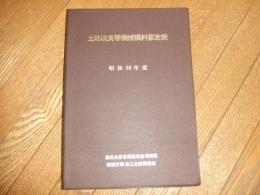 土地改良機械損料算定表　昭和５６年度

