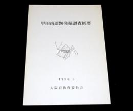 甲田南遺跡発掘調査概要