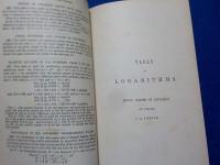 英文　CHAMBERS'S　MATHEMATICAL  TABLES　　NEW  EDITION