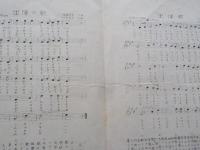 楽譜　出陣賦・出陣の歌