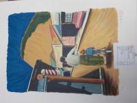 つげ義春版画　「夢の散歩」