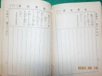 明治三十八年　臺所日記　料理暦