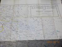 英文　　Survey OF Pakistan Map  「KASHMIR & JAMMU AND GILGIT AGENCY]」