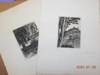 木村茂　銅版画集　「角館」
