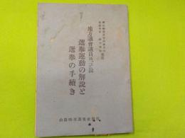 地方議会議員及び長　選挙運動の解説と選挙の手続き