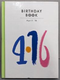 BIRTHDAY BOOK 4月16日