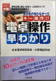 電卓操作早わかり: あなたの知らなかったキー操作!!