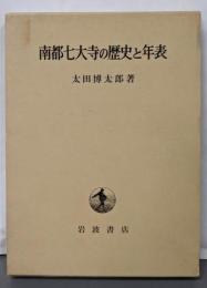 南都七大寺の歴史と年表