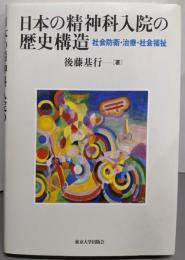日本の精神科入院の歴史構造 : 社会防衛・治療・社会福祉