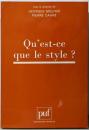 Qu'est-ce que le style ?