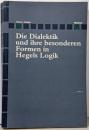 Die Dialektik und ihrebesonderen Formen in HegelsLogik