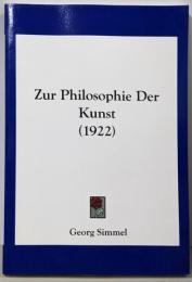 Zur Philosophie Der Kunst(1922)
