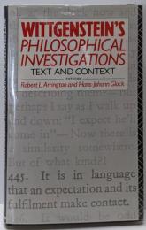 Wittgenstein's PhilosophicalInvestigations: Text andContext