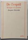 De l'esprit : Heidegger et laquestion<Collection Laphilosophie en effet>