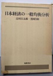 日本経済の一般均衡分析