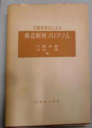 有限要素法による構造解析プログラム