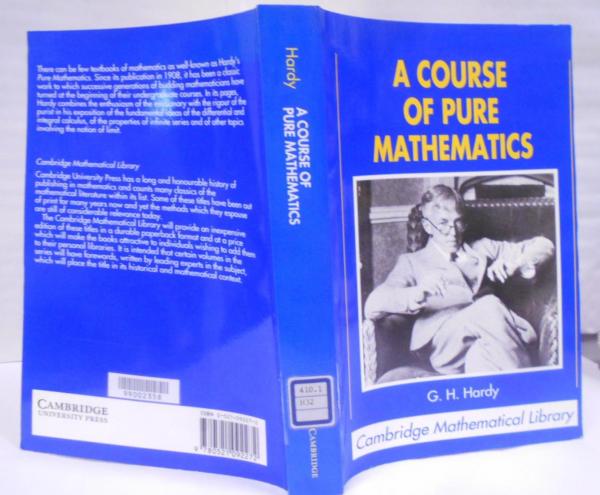 英語洋書】A Course of Pure Mathematics [純粋数学講義](G. H. Hardy