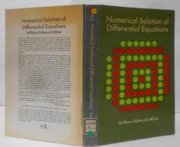 【英語洋書】Numerical Solution of Differential Equations [微分方程式の数値的解法]