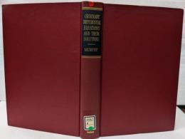 【英語洋書】ORDINARY DIFFERENTIAL EQUATIONS AND THEIR SOLUTIONS [常微分方程式およびその解]