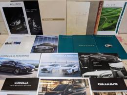 【車カタログ】 TOYOTA 7点 PROGRES 1998 WINDOM 1999 ALLION 2008 BLADE 2009 PREMIO 2013 COROLLA 2019