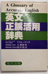 英文正誤活用辞典