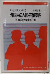 ひと目でわかる外国人の入国・在留案内