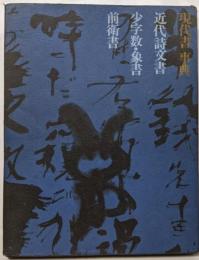 現代書　事典　近代詩文書　小字数・象書　前衛書