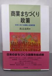 商業まちづくり政策 -- 日本における展開と政策評価