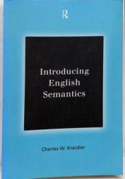 Introducing English Semantics　意味論