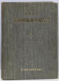 慶州地区古墳発掘調査報告書 第1輯
