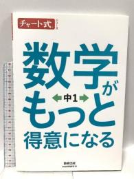 数学がもっと得意になる 中1 (チャート式シリーズ) 数研出版 数研出版編集部