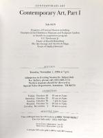 図録 SOTHEBY'S New York Contemporary Art,Part1 1994年