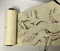 国宝 鳥獣人物戯画 複製巻物 箱入り 高山寺 絵巻物 巻子本