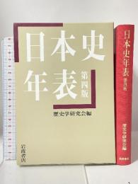 日本史年表 第四版 岩波書店 歴史学研究会