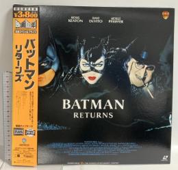 (3)  LD 洋画 外国映画 バットマン リターンズ BATMAN RETURNS ワーナー・ホーム・ビデオ 帯付き レーザーディスク 2枚組