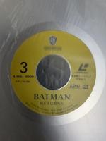 (3)  LD 洋画 外国映画 バットマン リターンズ BATMAN RETURNS ワーナー・ホーム・ビデオ 帯付き レーザーディスク 2枚組