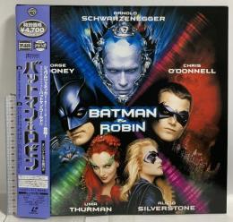 (4) LD 洋画 外国映画 バットマン＆ロビン BATMAN＆ROBIN パイオニアLDC 帯付き レーザーディスク 2枚組