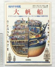 輪切り図鑑『大帆船』岩波書店 S・ビースティー：画 R・プラット：文 北森俊行：訳  イギリスの軍艦の内部 1994年