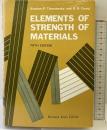 【洋書】Elements of Strength of Materials 昭和49年 飜刻発行所：丸善株式会社 Maruzen Asian Edition